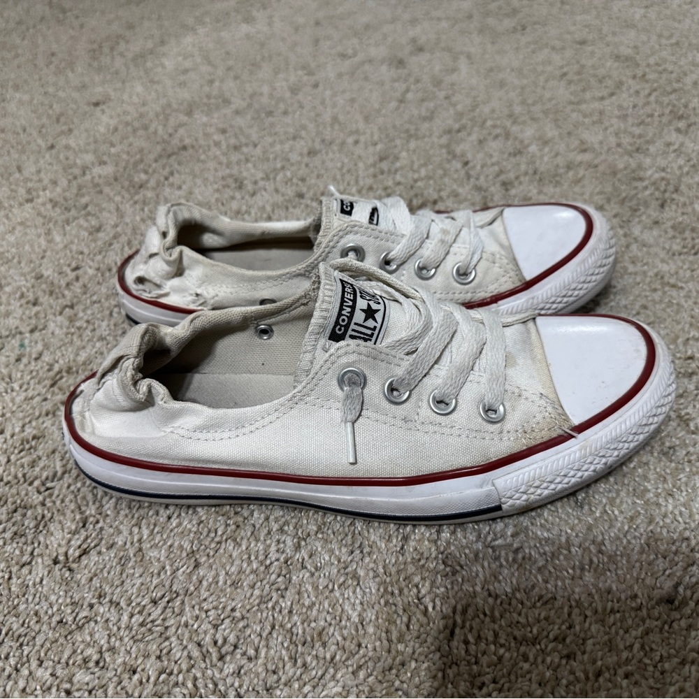 7 1/2 Women’s Converse CT Shoreline Slip Shoes - White - Box - Picture 2 of 10